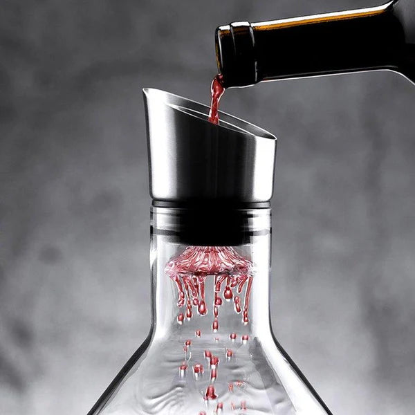 Yukine – Japanese Mountain Wine Decanter, Lead-Free Crystal Glass