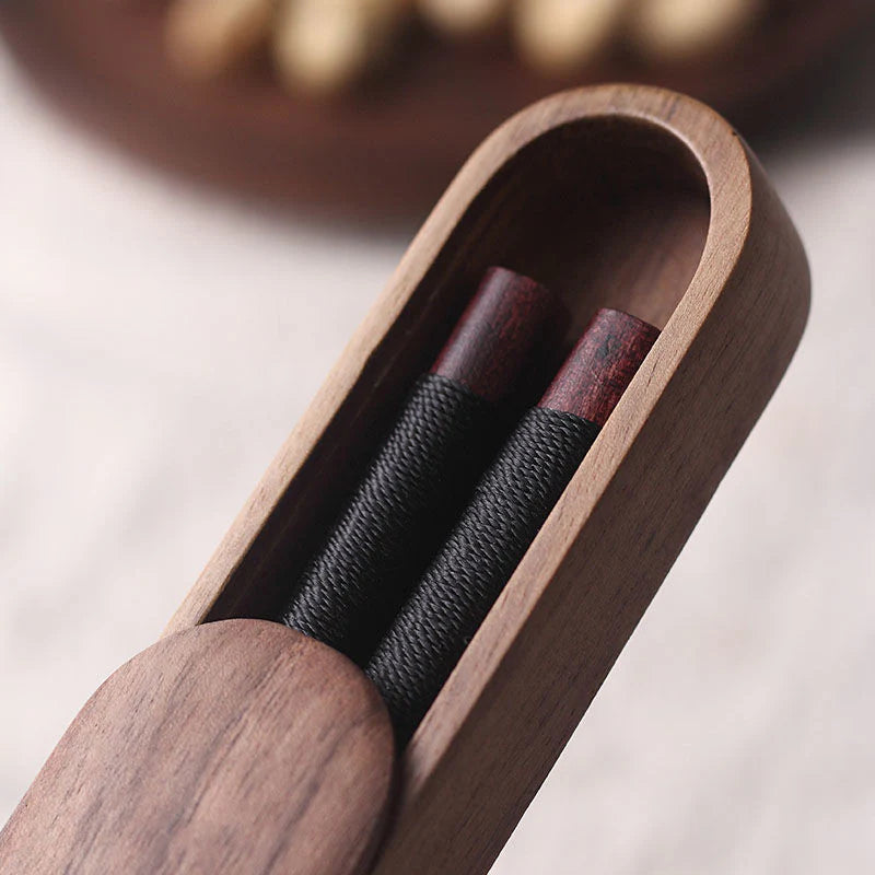 Takumi – Traditional Japanese Chopsticks with Minimalist Wooden Storage Box