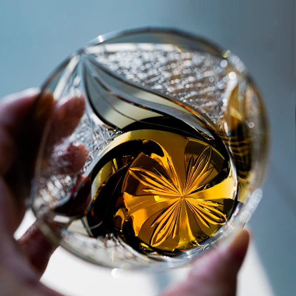 Mizuki – Edo Kiriko Whiskey Glass, Traditional Japanese Crystal Design