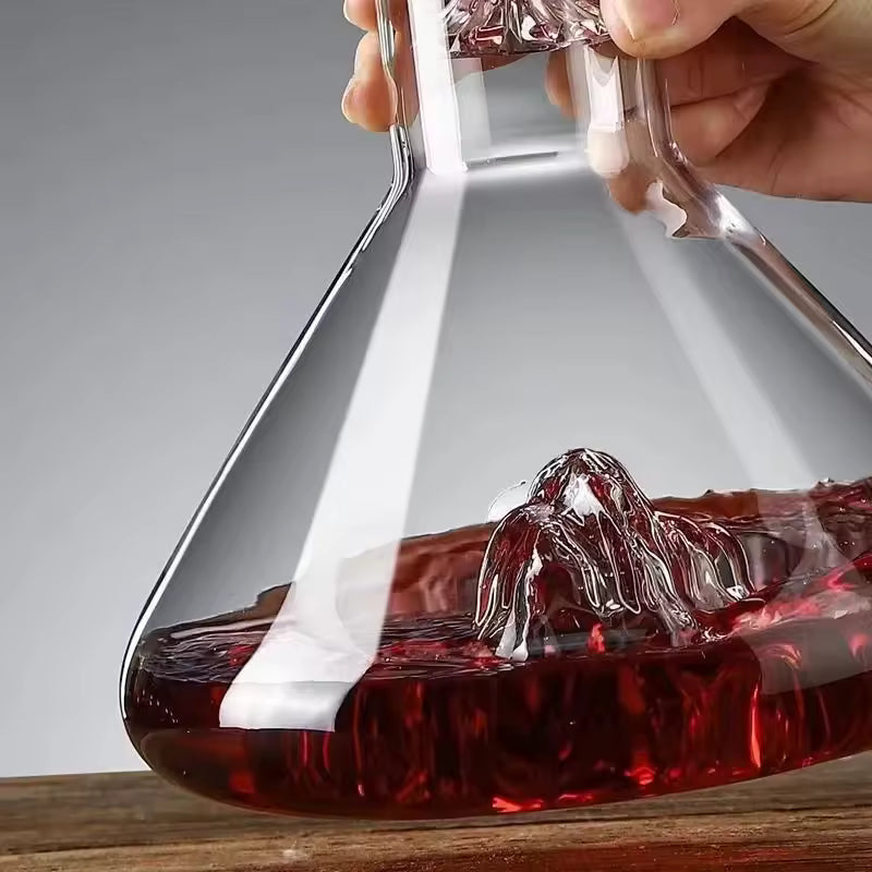 Yukine – Japanese Mountain Wine Decanter, Lead-Free Crystal Glass