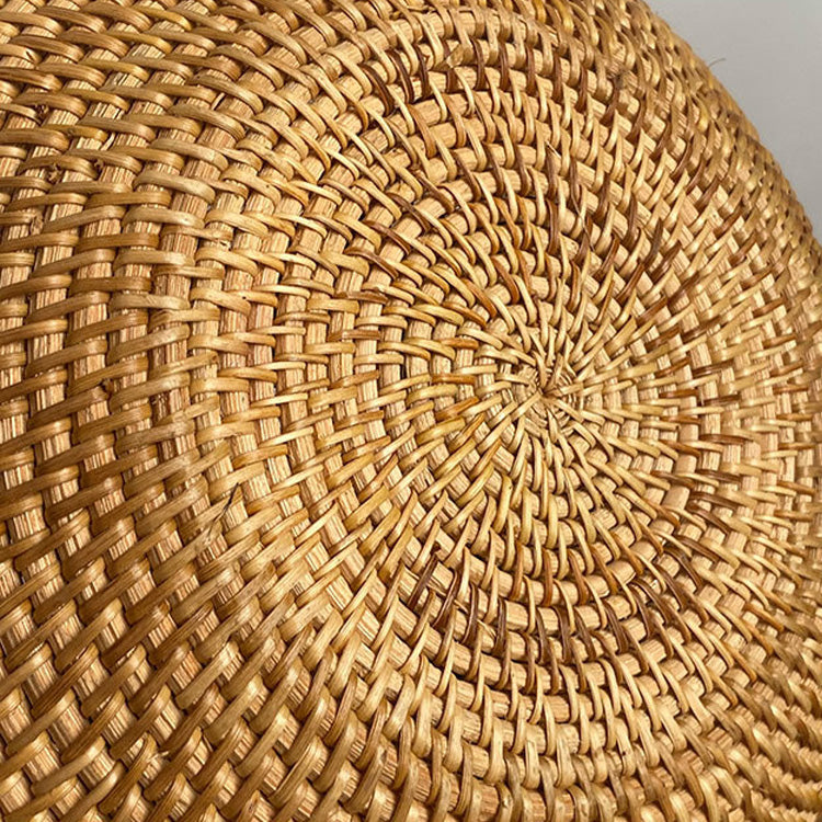 Kago – Japanese Flower Vase, Natural Handwoven Rattan Decor Basket