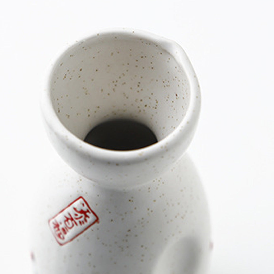 Fuku – Japanese Sake Set with Hand-Painted Motifs, Traditional Ceramic Bottle & Cups